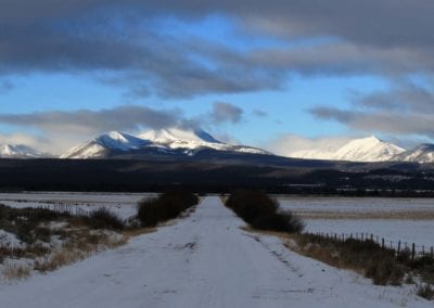 Dramatic - Snowy Road
