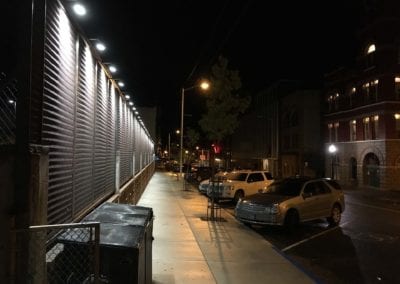 Urban Scapes - Sidewalk at Night