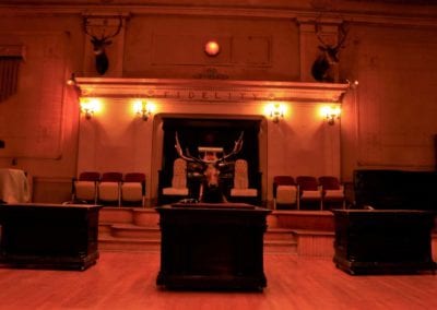 Elks Club & Grand Hall - Interior with Seats